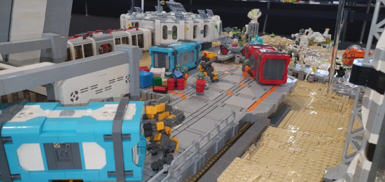 Moonbase – Versorgungshangar mit Landefeld