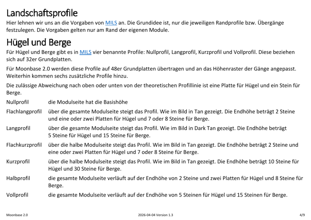 Moonbase – Versorgungshangar mit Landefeld