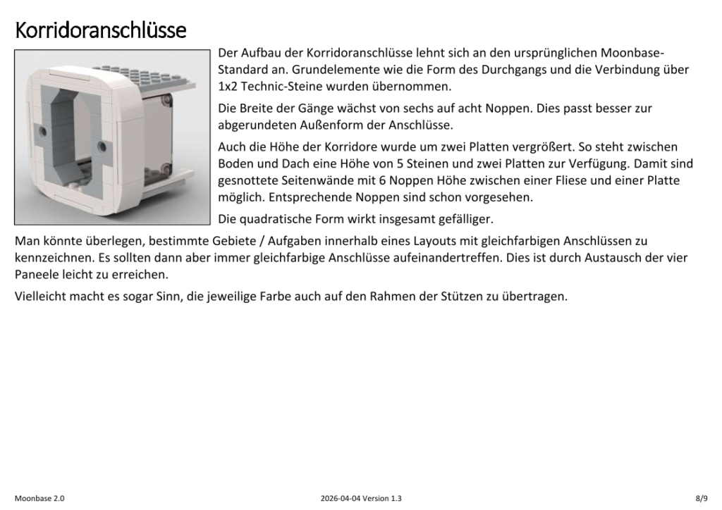 Moonbase – Versorgungshangar mit Landefeld