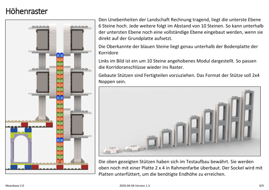 Moonbase – Versorgungshangar mit Landefeld